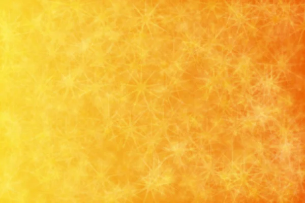Теплый Красивый Оранжевый Желтый Фон Рисунком Звезды Боке — стоковое фото