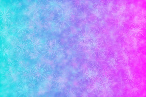 Brillante Fondo Abstracto Rosa Azul Claro Con Forma Estrella Bokeh — Foto de Stock