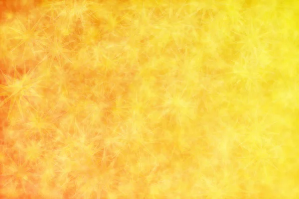 Теплый Красивый Оранжевый Желтый Фон Рисунком Звезды Боке — стоковое фото