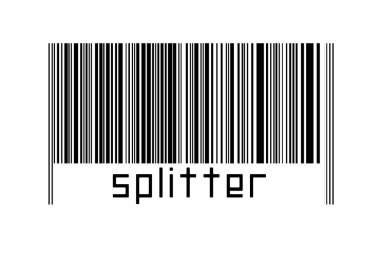 Dijitalleştirme kavramı. Altında yazıt ayırıcı bulunan siyah yatay çizgilerin barkodu.