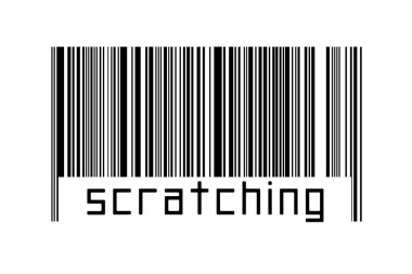 Dijitalleştirme kavramı. Altında yazılar olan siyah yatay çizgilerin barkodu.