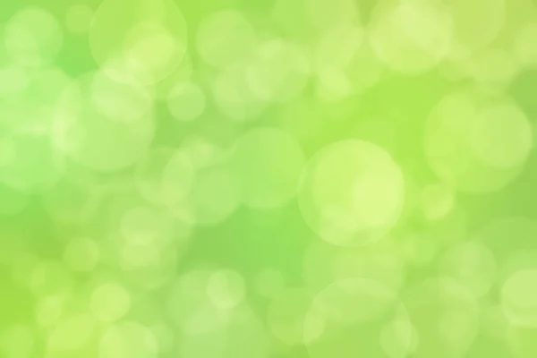 Fondo Abstracto Verde Desenfocado Con Forma Círculo Manchas Bokeh — Foto de Stock