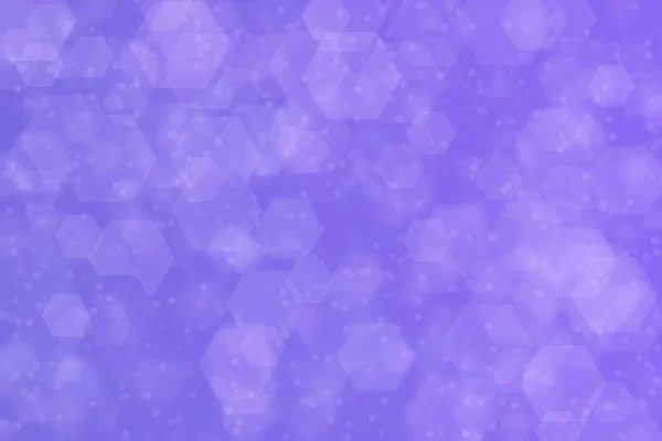 Lavendel Abstrakt Defocused Bakgrund Med Hexagon Form Bokeh Fläckar — Stockfoto