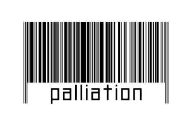 Beyaz arkaplanda barkod ve aşağıda yazılar var. Ticaret ve küreselleşme kavramı