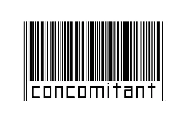 Digitaliseringsconcept Barcode Van Zwarte Horizontale Lijnen Met Daaronder Inscriptie — Stockfoto