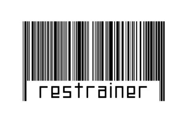 Dijitalleştirme kavramı. Altında yazıt engelleyici bulunan siyah yatay çizgilerin barkodu.