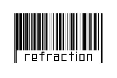 Dijitalleştirme kavramı. Altında yazıt kırılması bulunan siyah yatay çizgilerin barkodu.