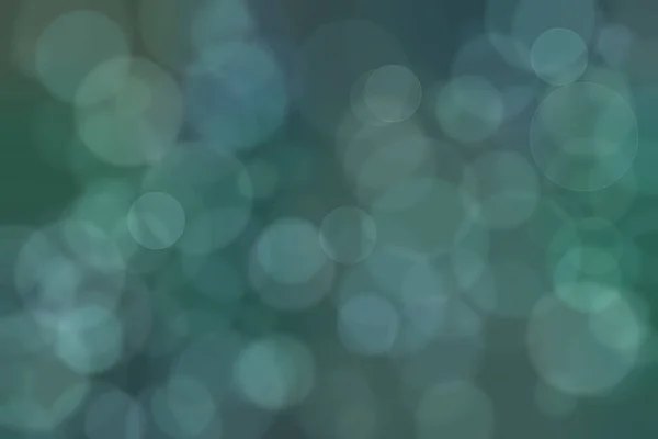 Dunkelgrüner Bokeh Hintergrund Kreisförmige Defokussierte Flecken — Stockfoto