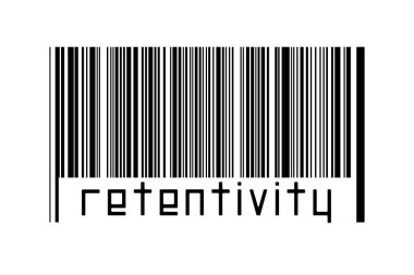 Beyaz arkaplanda barkod ve aşağıda yazıtlar var. Ticaret ve küreselleşme kavramı