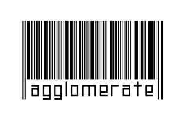 Dijitalleştirme kavramı. Altında yazı olan siyah yatay çizgilerin barkodu.