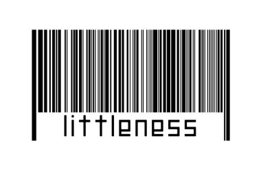 Dijitalleştirme kavramı. Altında yazıtlar bulunan siyah yatay çizgilerin barkodu.