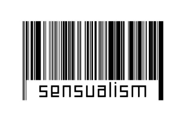 Dijitalleştirme kavramı. Altında yazıtlar bulunan siyah yatay çizgilerin barkodu.
