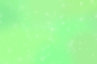 Yeşil arka planda ışık lekeleri. Soyut bokeh.