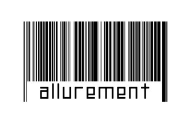 Dijitalleştirme kavramı. Altında yazma albenisi olan siyah yatay çizgilerin barkodu.