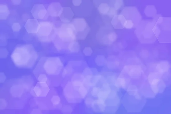 六角形の斑点を持つ抽象的なぼやけた光紫の背景 — ストック写真