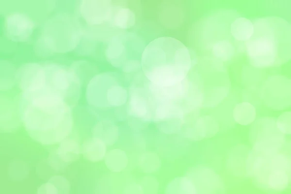 Fundo Desfocado Abstrato Manchas Luz Desfocadas Verde — Fotografia de Stock