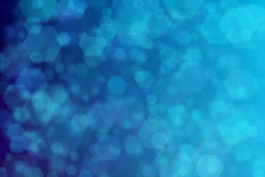 Güzel bir armonik arka plan. Koyu maviden açık maviye ve altıgen şekilli beneklere geçiş.