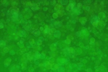 Derin yeşil renkli soyut arkaplan bokeh.