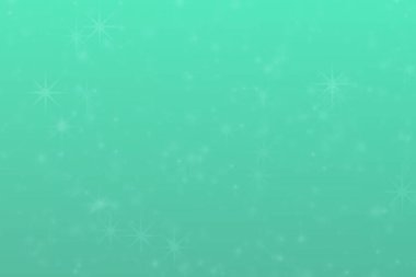 Aquamarine soyut çözünmüş arkaplan, yıldız şekli bokeh deseni.