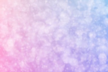 Altıgen şekilli bokeh noktalı mor ve pembe soyut odaklanmış arkaplan