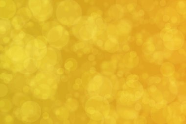 Altın soyut çözünmüş arkaplan, daire şeklinde bokeh desen.