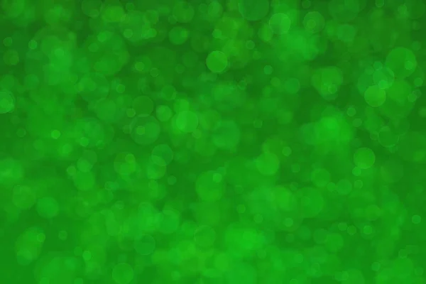 Deep Vivid Green Colored Abstract Background Bokeh — Stock Photo, Image