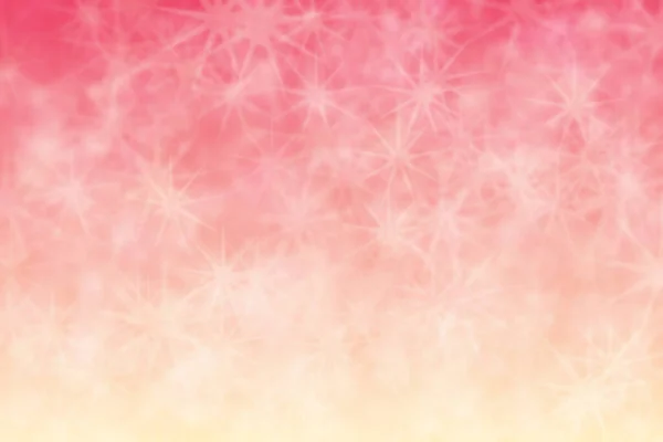 Pêssego Fundo Colorido Com Bokeh Forma Estrela Gradiente Rosa Bege — Fotografia de Stock