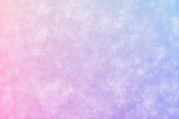 Vacker Mild Abstrakt Stjärna Formad Bokeh Violett Och Rosa Bakgrund — Stockfoto