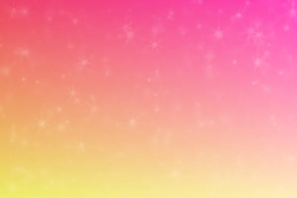 Pfirsichfarbener Hintergrund Mit Sternförmigem Bokeh Rosa Zum Beigen Farbverlauf — Stockfoto