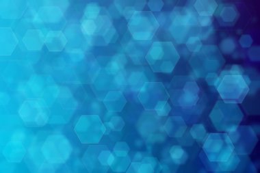 Güzel bir armonik arka plan. Koyu maviden açık maviye ve altıgen şekilli beneklere geçiş.