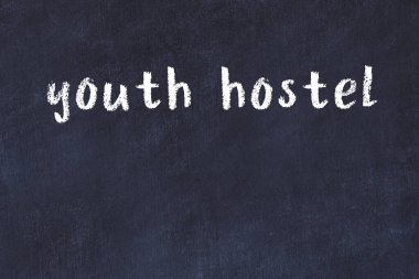 Başlık gençlik pansiyonu ile tarayıcı penceresi kapatılıyor. Tebeşir çizimi. Sorunlarla başa çıkma kavramı