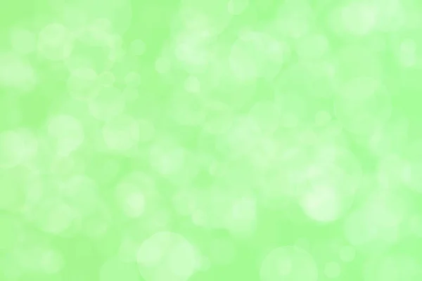 薄い緑の抽象的な背景 円の形のボケパターン — ストック写真