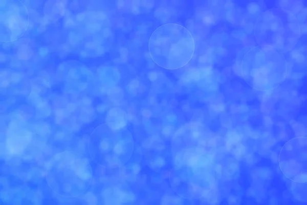 Modrý Abstraktní Rozostřené Pozadí Kruhový Tvar Bokeh Vzor — Stock fotografie