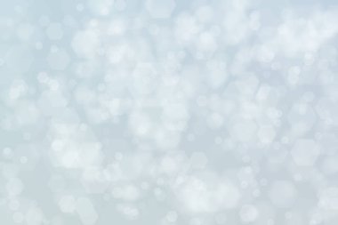 Gri soyut odaklanmış arkaplan, altıgen şekilli bokeh deseni.