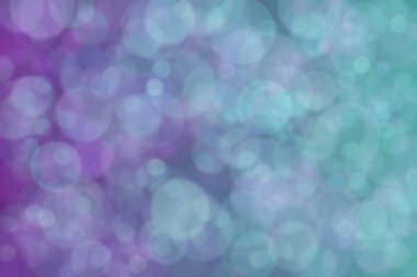 Mor ve yeşil arkaplanda daire şeklinde benekleri olan harmonik güzel astrakt arkaplan.