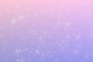 Mor ve pembe soyutlanmış arka plan yıldız şekilli bokeh noktalarıyla