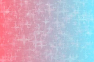 Pembe ve mavi renklere sahip soyut arkaplan ve bunların geçiş ve bulanık ışık noktaları.