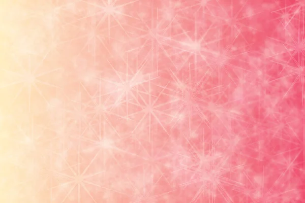 Roze Beige Abstracte Onscherpe Achtergrond Ster Vorm Bokeh Patroon — Stockfoto