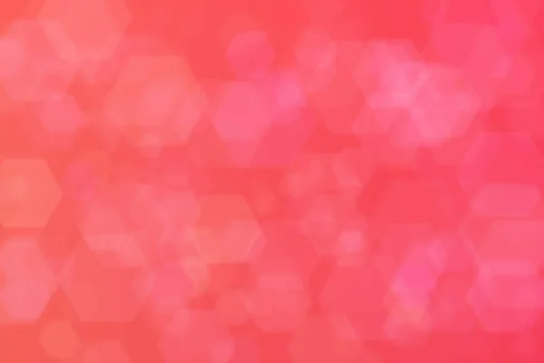 Pink Abstract Defocused Background Hexagon Shape Bokeh Spots — Stock Photo, Image