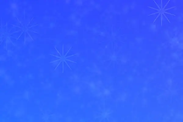 Kék Elvont Háttér Csillag Alakú Bokeh — Stock Fotó