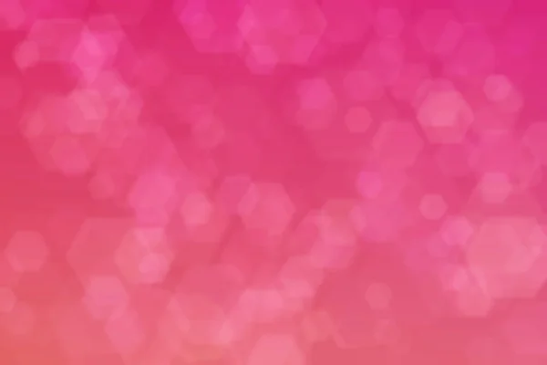 Розовый Абстрактный Разряженный Фон Шестиугольник Форме Боке — стоковое фото