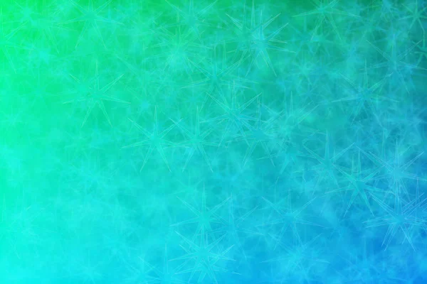 Πράσινο Και Μπλε Αφηρημένη Defocused Φόντο Αστέρι Σχήμα Bokeh Μοτίβο — Φωτογραφία Αρχείου