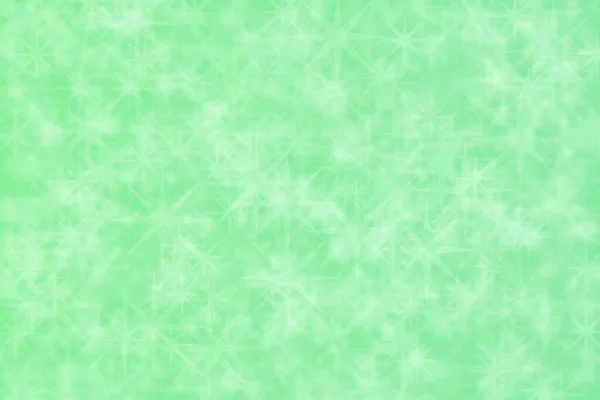 Light Green Abstract Defocused Background Star Shape Bokeh Pattern — Stock Photo, Image