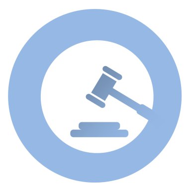 Şık mahkeme simgesi .