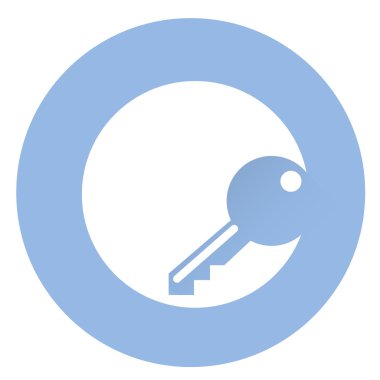 Şık anahtar parola simgesi .