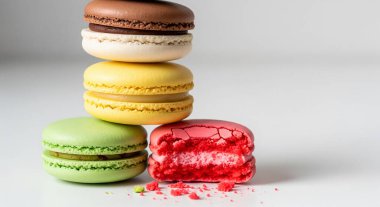 Photorealistic apple pie slice served with ice cream created with AI