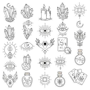 Temiz vektör illüstrasyonu olarak çizilmiş kar tanesi süslemeli yün eldivenler.