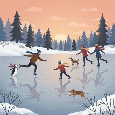 UI ve uygulamalar için basit vektör biçiminde yuvarlak insanlar avatarlar ve karakterler.