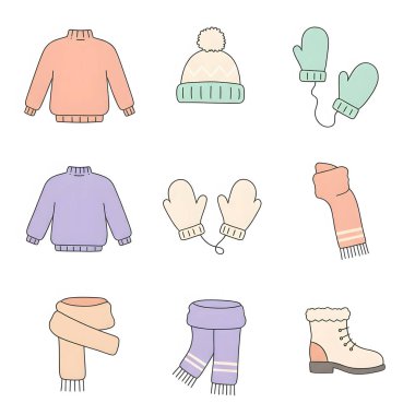 Üretken yapay zekayla yaratılmış kışlık giysiler. Mevsimler için mükemmel..