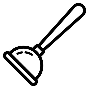 Pompa aracının siyah ve beyaz çizimi